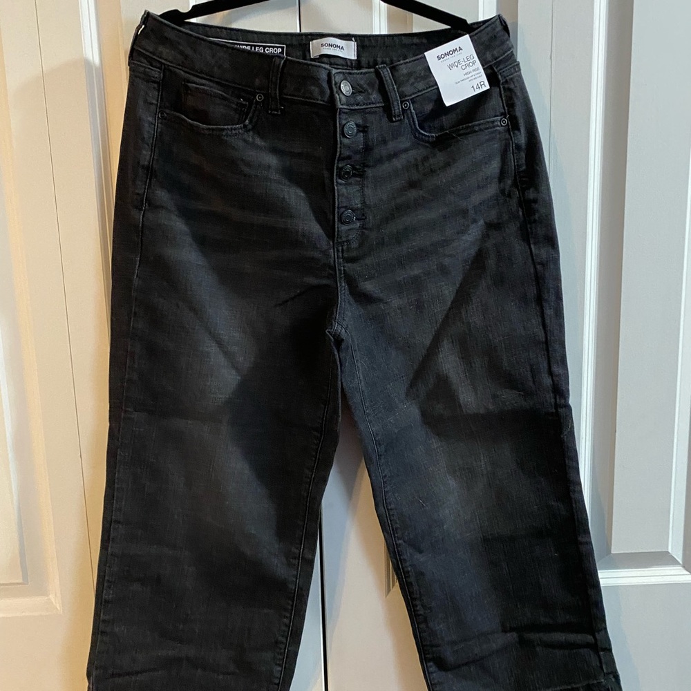 Sonoma wide leg crop NWT